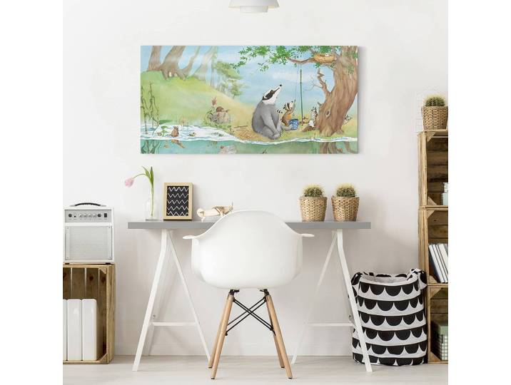 Bild Ein Fahrstuhl für Elsa 80 x 40cm Multicolor