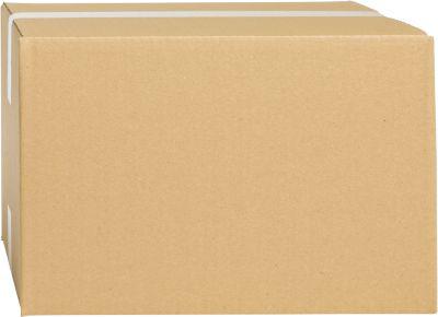 Wellpapp-Faltkartons, 1-wellig, 300 x 300 x 200 mm, braun