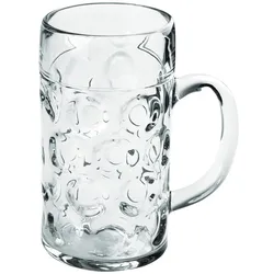 48 Mehrweg Bierkrüge Gläser 500ml Kunststoff Wiederverwendbar unzerbrechlich SAN Ø77mm