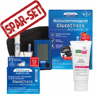 Sebapharma GmbH & Co.KG TESTAMED GLUCOCHECK BUNDLE + SEBAMED UREA FUßCREME 1 St 08028802