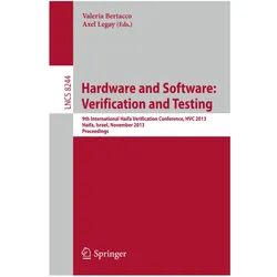Hardware and Software: Verification and Testing, Fachbücher von Axel Legay, Valeria Bertacco