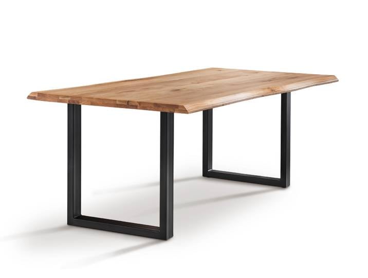 Infantil Esstisch 16 180x4x100 cm Schwarz/U-form