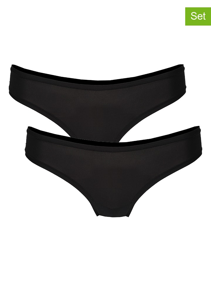 ONLY 2er-Set: Strings in Schwarz - XS