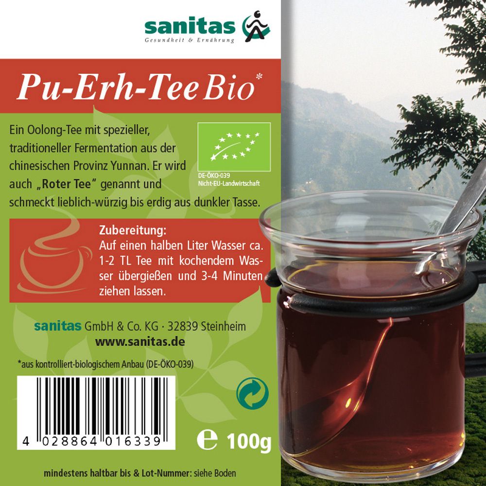 PU ERH TEE Bio 100 g Tee