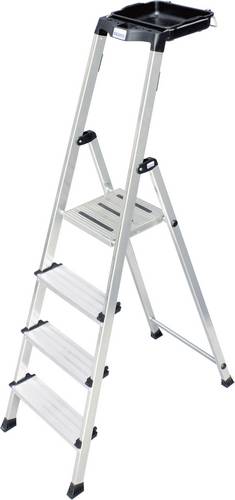 KRAUSE Monto Multi-Grip StehLeiter Secury 4 Stufen