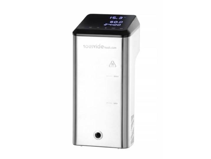 HENDI iVide Sous-Vide Stick, Sous Vide, Temperatur 5°C-99°C, Genauigkeit 0,07°C, WiFi Steuerung, Beste Leistungen bei bis zu 80 Liter, 230V, 2200W, 130x145x(H)330mm