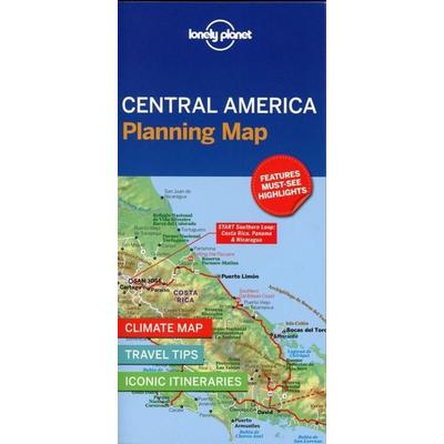Central America Planning Map, Karte von , Lonely Planet, 978-1-78868-592-4
