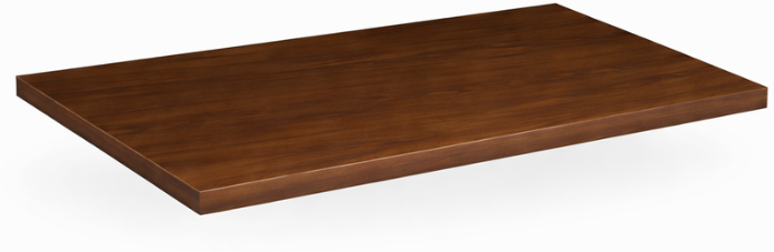 B2B Partner Tischplatte 1400 x 800 x 25 mm, Nussbaum