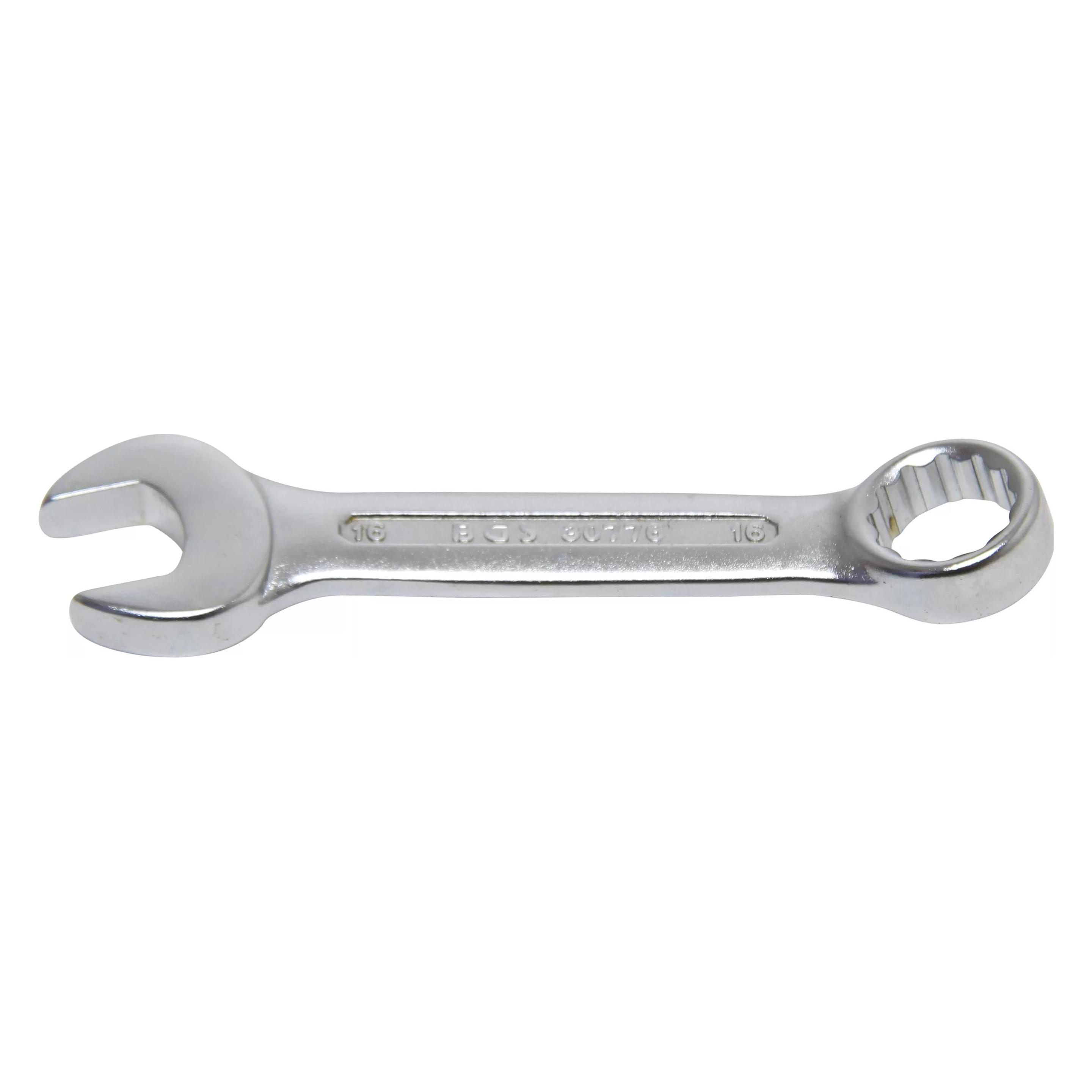 BGS Maul-Ringschlüssel, extra kurz SW 16 mm (16 mm) (30776)