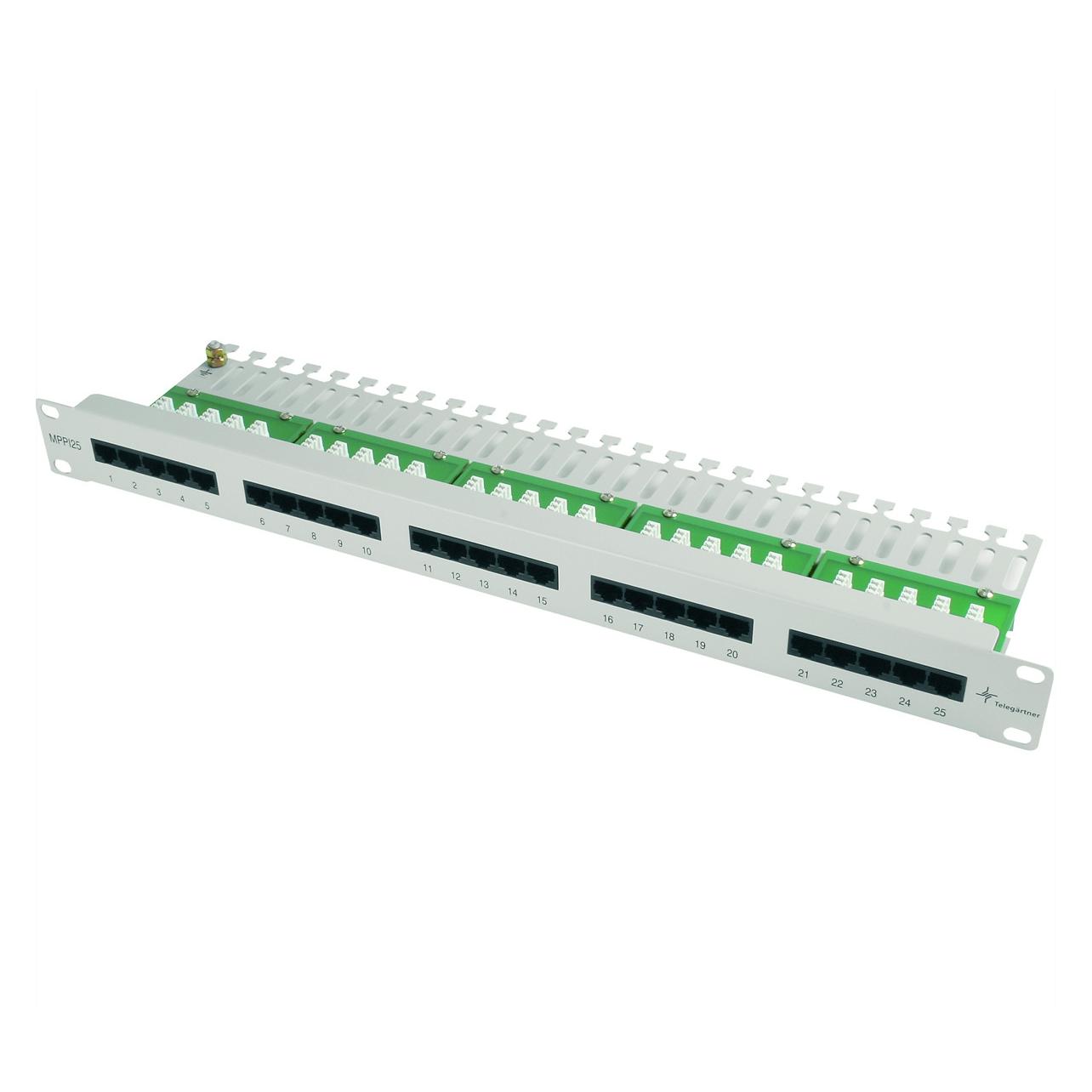 Telegärtner 19" ISDN/Telefon Patch Panel MPPI25 H (J02023L0014)