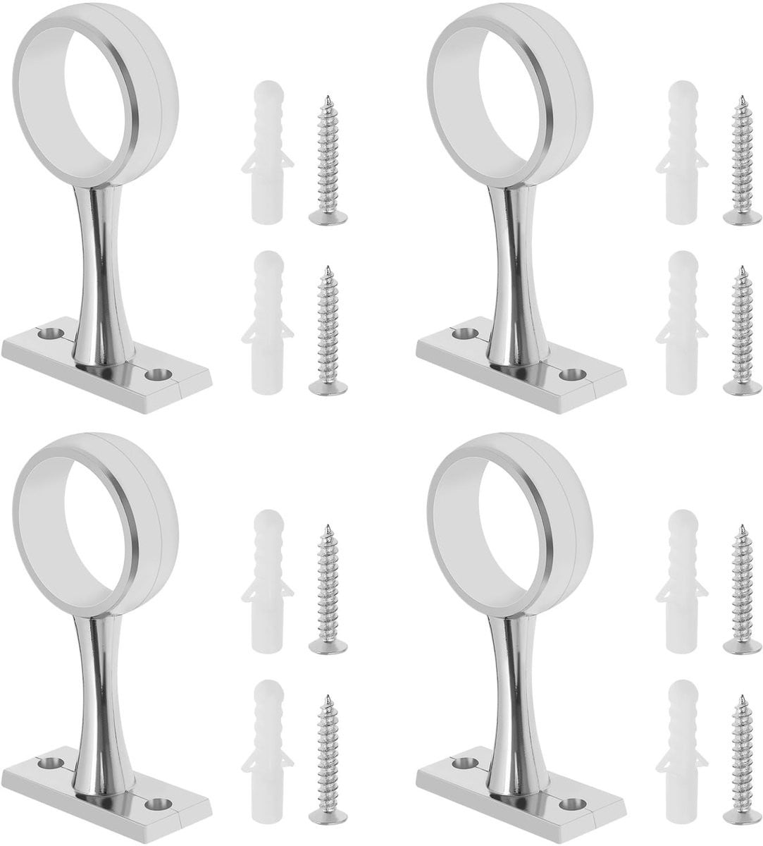 Dailygoods Garderobe Rail Ondersteuning Beugel Zinklegering
