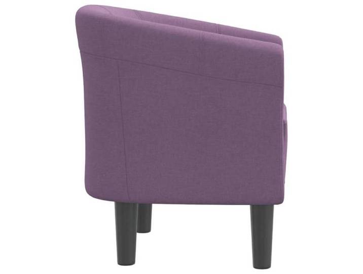 Confortable Chaise cabriolet Capacité de charge max : 110 kg violet tissu__26468