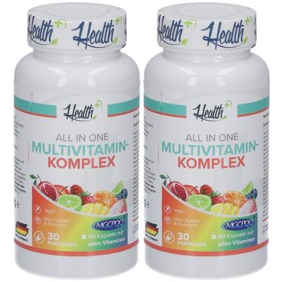 Health+ All In One Multivitamin-Complex (60) Unflavoured x2 2x60 St