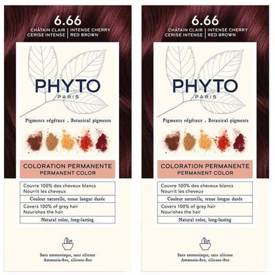 Phytocolor 6.66 intensives kirschrot hellbraun 2x 2x1 St Emulsion