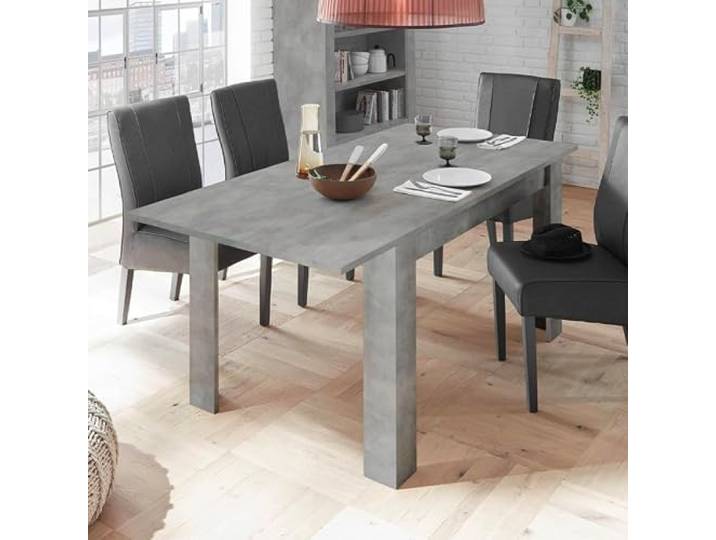 Moderner Esstisch 90 x 137-185 cm ausziehbar Beton Fold Urbino