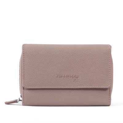 Geldbörse MARGELISCH "Bayern 1", Damen, beige (peach), Rindsleder, Kleinlederwaren, LGW zertifiziertes Leder