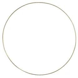 Deko-Ring Hoop, gold Metall, Durchmesser 40 cm