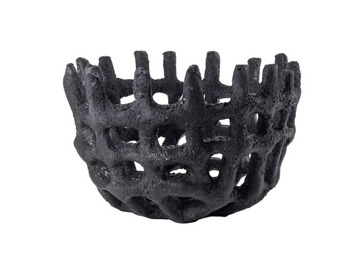 Mette Ditmer Corbeille tressée Art Piece Black