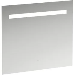 Laufen Spiegel LEELO LED-Beleuchtung, Aluminiumrahmen, 800x700 mm, Touchschalter Ein/Aus/Dimmer
