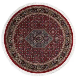THEKO Orientteppich  Benares Bidjar , rot , Wolle Ø: 150