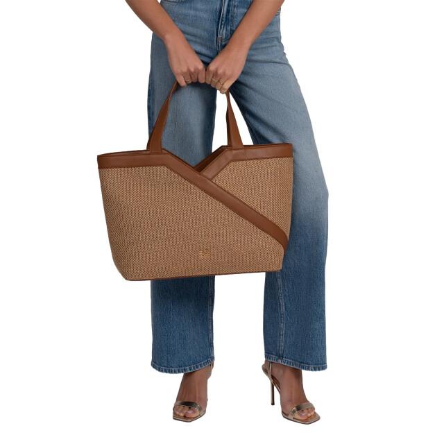 Nikkie Alvino raffia shopper