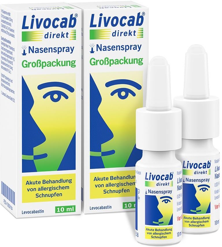 2x Livocab direkt Nasenspray 2x10 ml