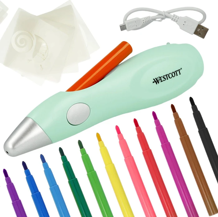 WESTCOTT Airbrushset für Kinder farbsortiert