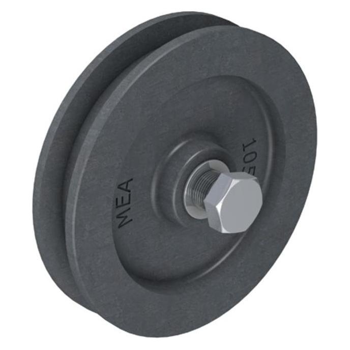 MEA Format 4001990130162 - schiebetorrollen. lose 330463 140 mm (210755)