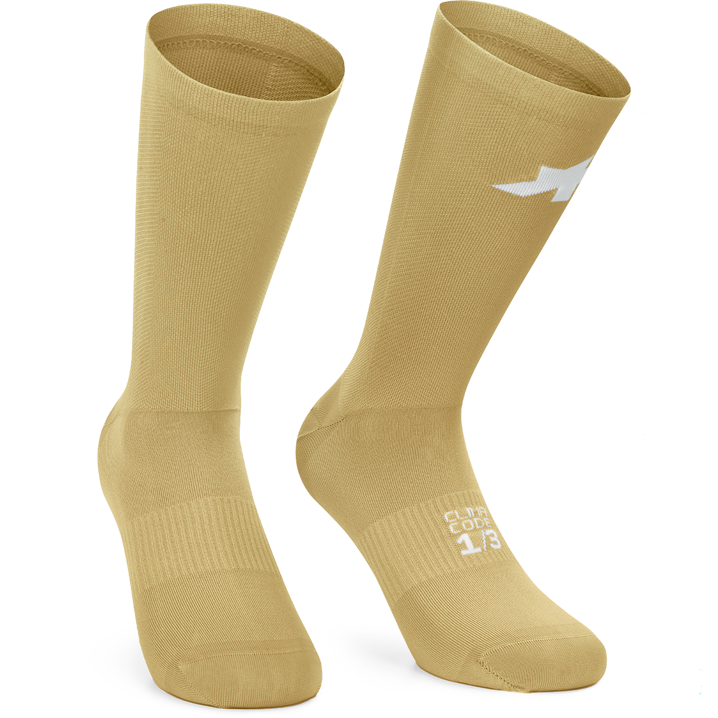 Assos Racing S11 Fahrradsocken gelb Größe 35 Gravel | Rennrad Elastisch