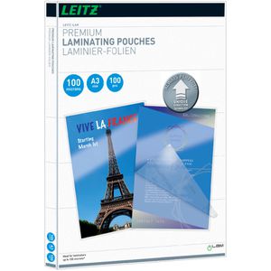 Leitz Laminierfolien 7487 iLAM UDT, DIN A3, 100 mic, glänzend, 100 Stück