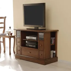 TV Lowboard Fernsehtisch mit Schubladen und offenen Fächern