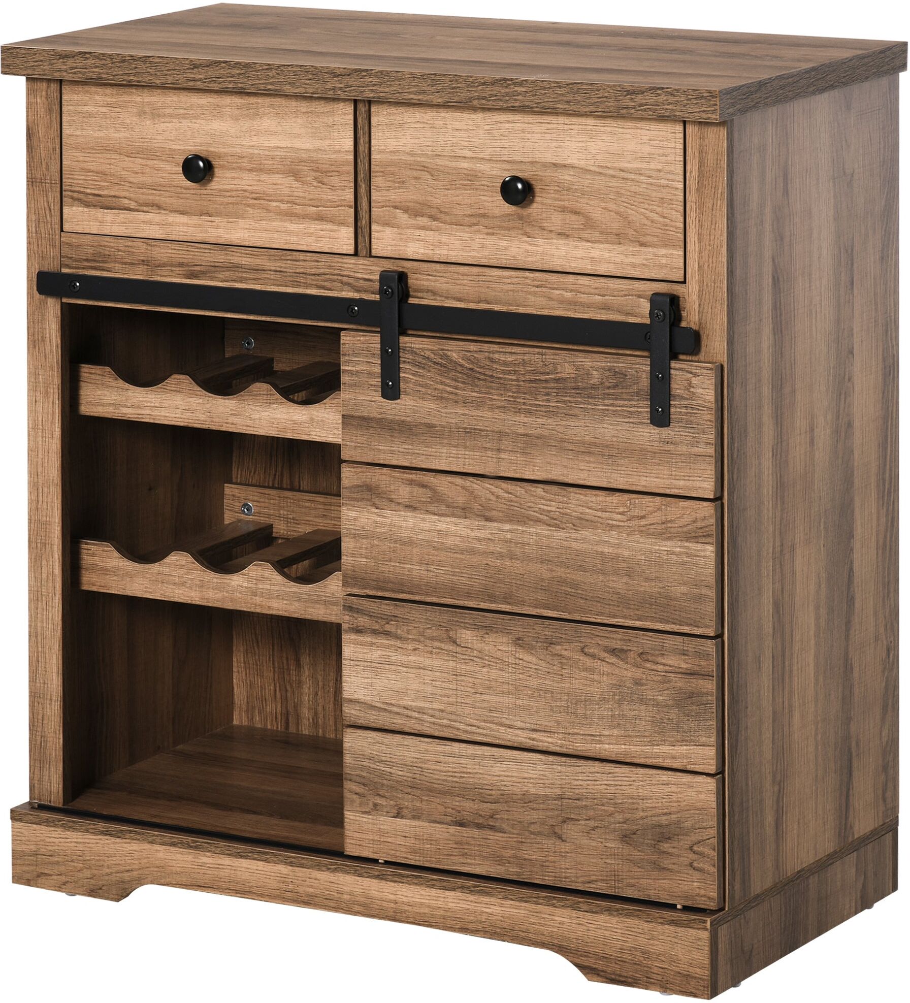 giordanoshop Credenza da Cucina 80x39x86 cm in Legno Naturale...