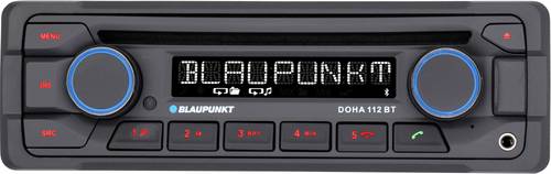 Blaupunkt Doha 112 BT Autoradio Anschluss für Lenkradfernbedienung, Bluetooth-Freisprecheinrichtung, inkl. Fernbedienung