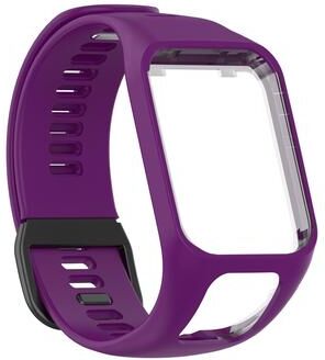 Everyday Crate TomTom Watch Band Soft Silicone Replacement Strap Adjustable Sports Watch Band purple