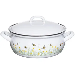 Riess Kasserolle Deckel 20cm/2L BIENE, Pfanne + Kochtopf