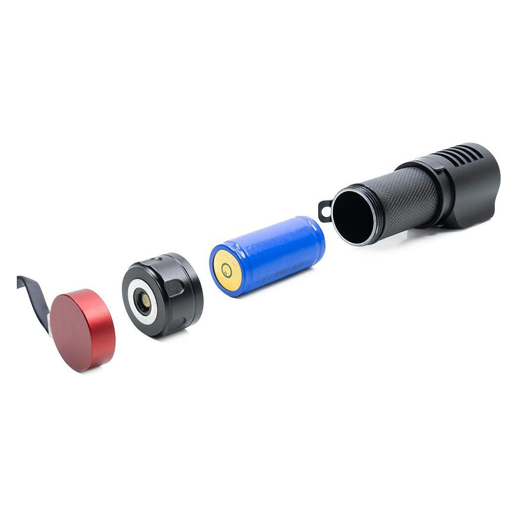 PNI Adventure F75 Stirnlampe mit 6 W LED, 600 lm, Aluminium, mit Akku und magnetischem USB-Ladegerät (600 lm) (43698557)