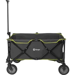 Berger Bollerwagen 129 Liter grau/grün