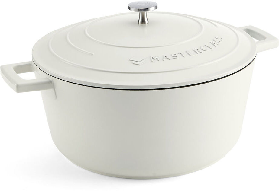 MasterClass Cast Aluminum Round Casserole Cream 5L