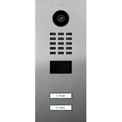 DoorBird D2102V IP Video Türsprechanlage Edelstahl V2A, gebürstet