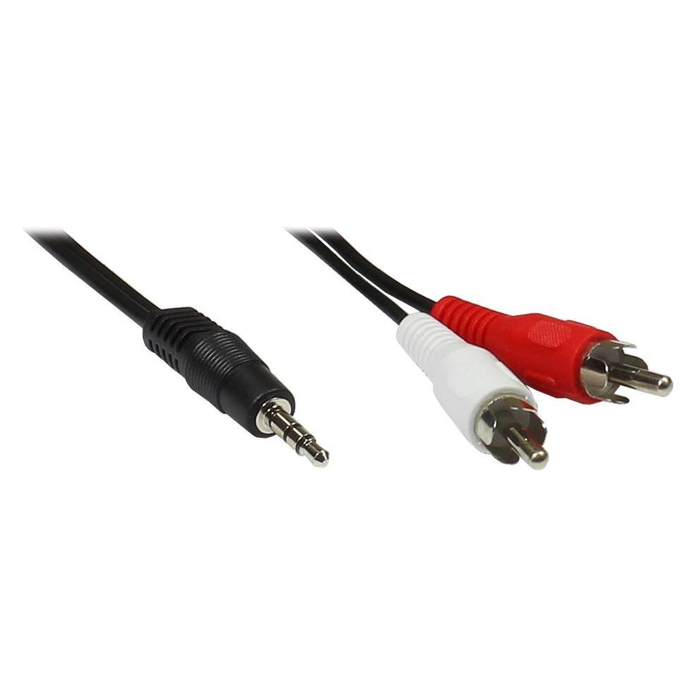 Good Connections Audio Verbindungskabel (2.50 m, AUX Kabel, Cinch Kabel) (AS-352C)