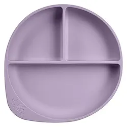 Lille Vilde, Kindergeschirr + Kinderbesteck, Ø 18 cm - Silikone - Lilac