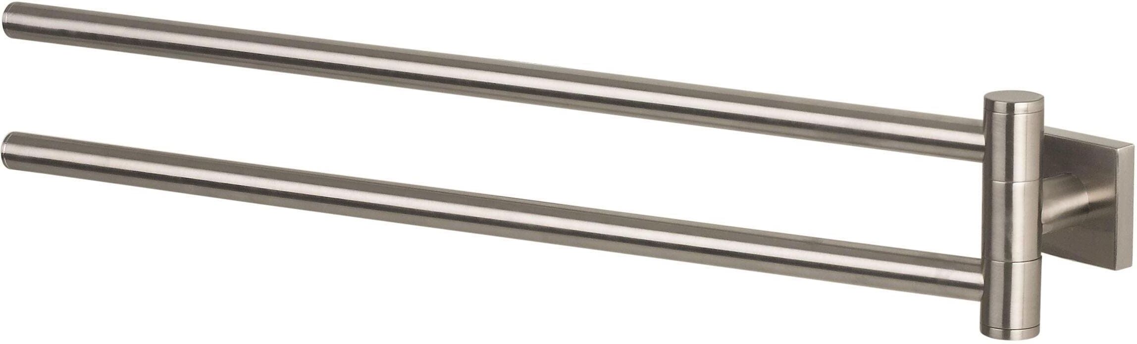 Handtuchhalter SPIRELLA "NYO-STEEL", silber (silberfarben), Handtuchhalter, Handtuchhalter silberfarben Einheitsgröße