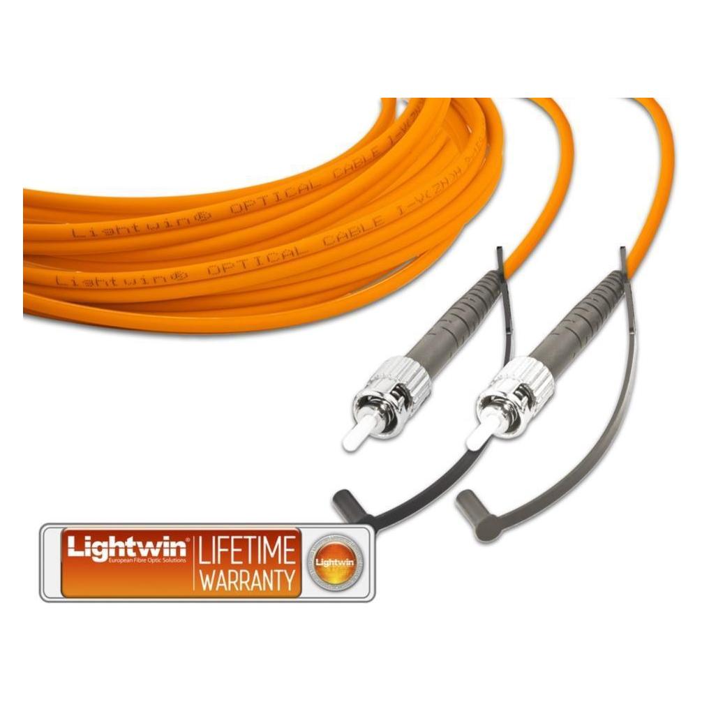 Wirewin High Quality Simplex LWL Patchkabel, MM OM2, ST (0.10 m) (LSP-50 ST-ST 10.0)