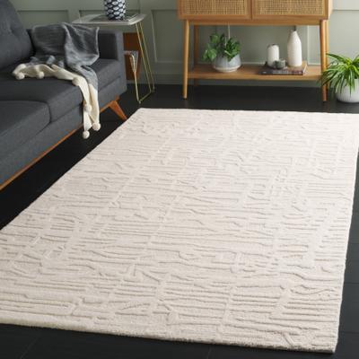 SAFAVIEH Hand-Tufted Ebony Selen Modern & Contemporary Wool Rug