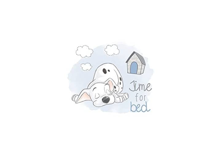 Komar 101 Dalmatiner Bedtime - Größe: 50 x 70 cm, Wandbild, Poster, Kunstdruck (ohne Rahmen), Disney