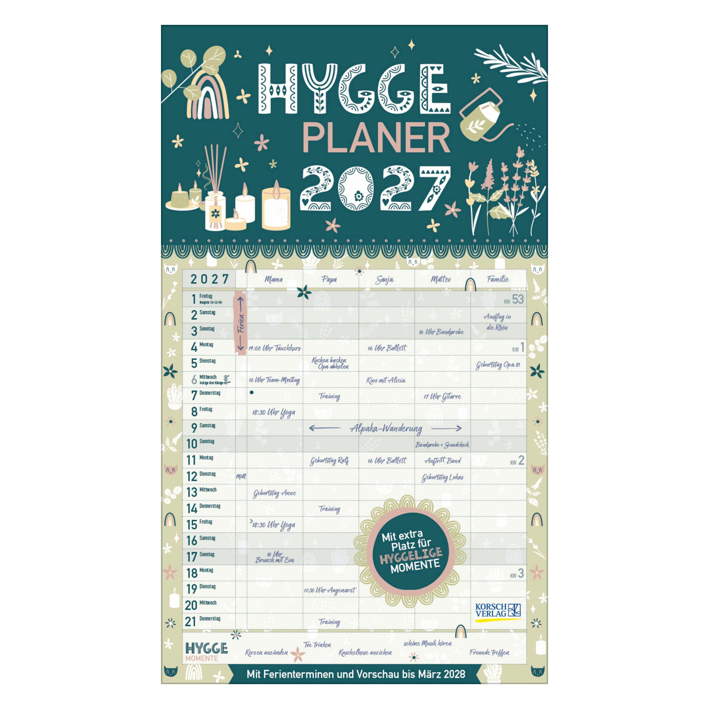 Korsch Hygge Planer 2027 (69397055)