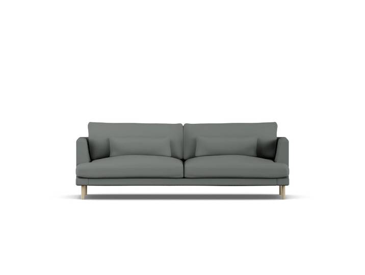 1898 Bredhult Sofa Caleido Grey 1240-Eiche weiß geölt, 3-sitzig