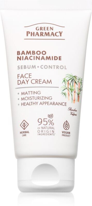 Green Pharmacy Bamboo & Niacinamide Day Face Cream crème de jour visage 50 ml
