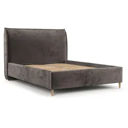 POLSTERBETT Mira 120/200 cm Braun im Lotta Stoff