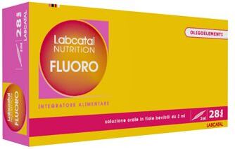 Labcatal Nutrition Fluoro 28 Fiale Bevibili 2 ml - Rimedio Naturale per Denti Forti e Ossa Salutari